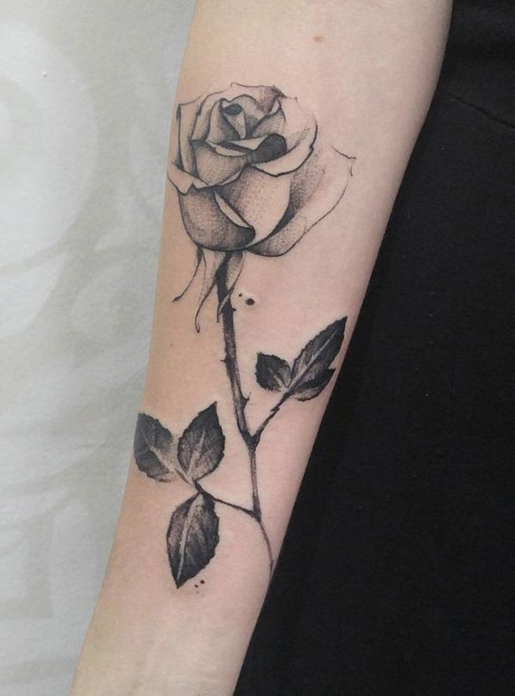 Rose Forearm Tattoo Designs, Ideas and Meaning | Tattoos For You