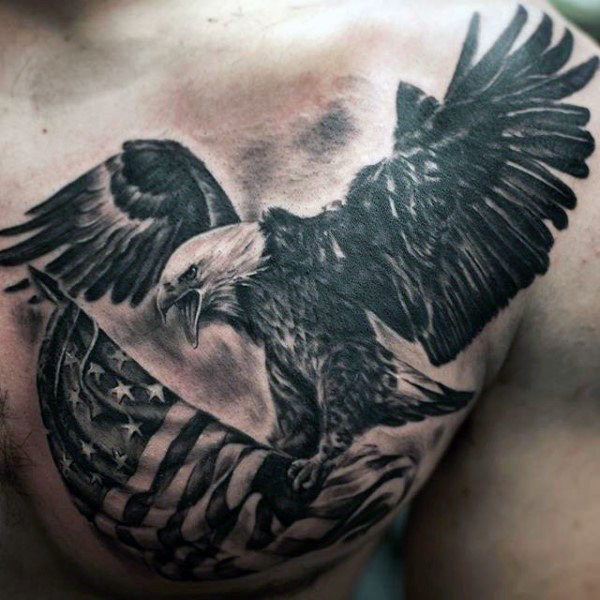 Eagle Chest Tattoo Designs, Ideas and Meaning | Tattoos For You
