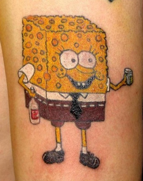 Spongebob Tattoos Designs, Ideas and Meaning | Tattoos For You