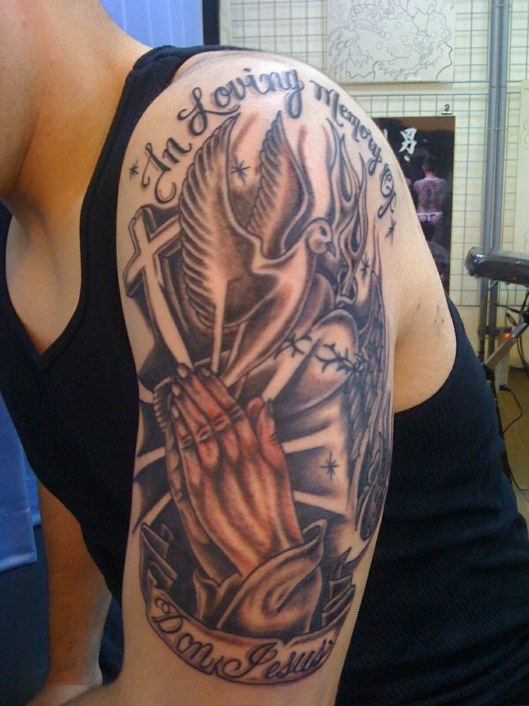 Religious Sleeve Tattoos Designs Ideas and Meaning Tattoos For You