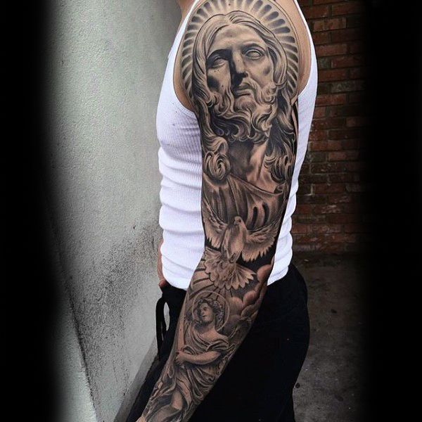 Religious Sleeve Tattoos Designs, Ideas and Meaning | Tattoos For You