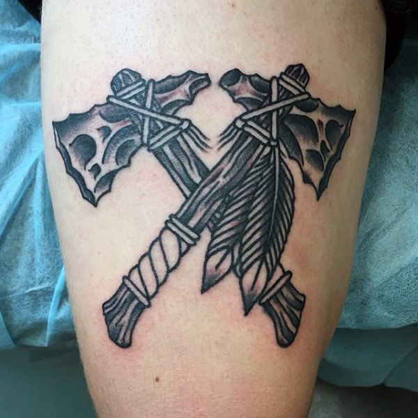 Tomahawk Tattoo Designs, Ideas and Meaning | Tattoos For You