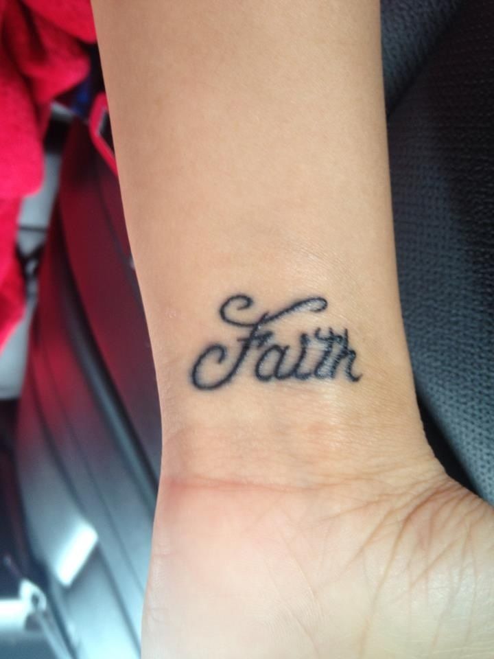 Faith Wrist Tattoos Designs, Ideas and Meaning | Tattoos For You