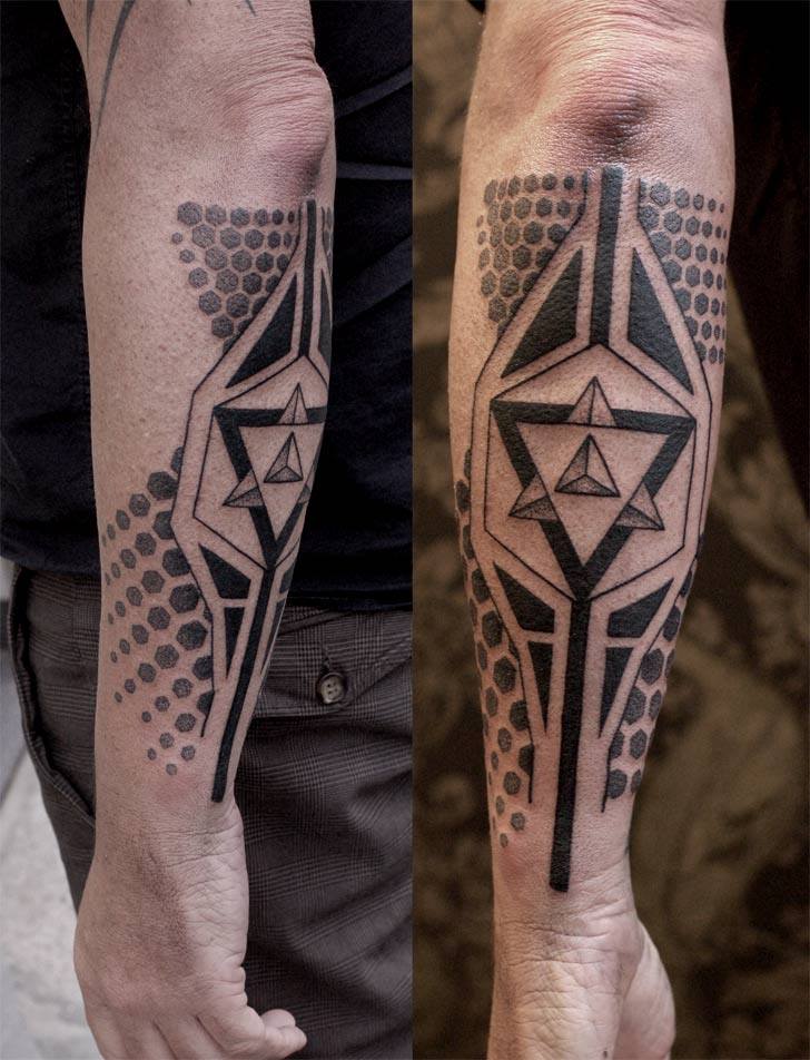 Geometric Forearm Tattoo Designs, Ideas and Meaning ...