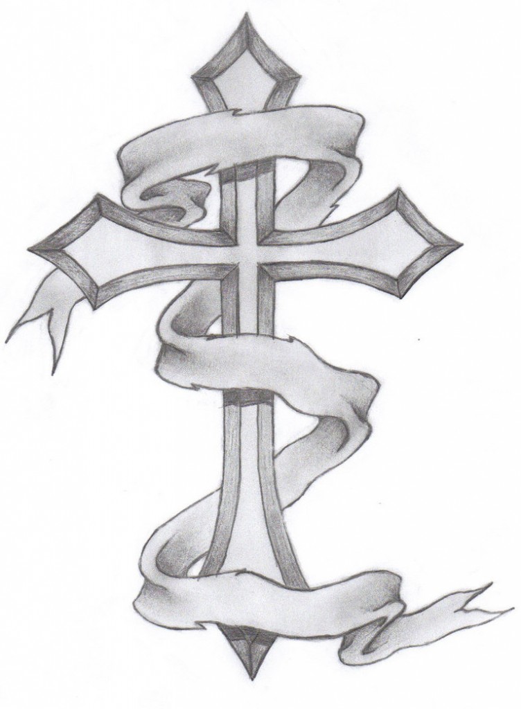 Black Cross Tattoo