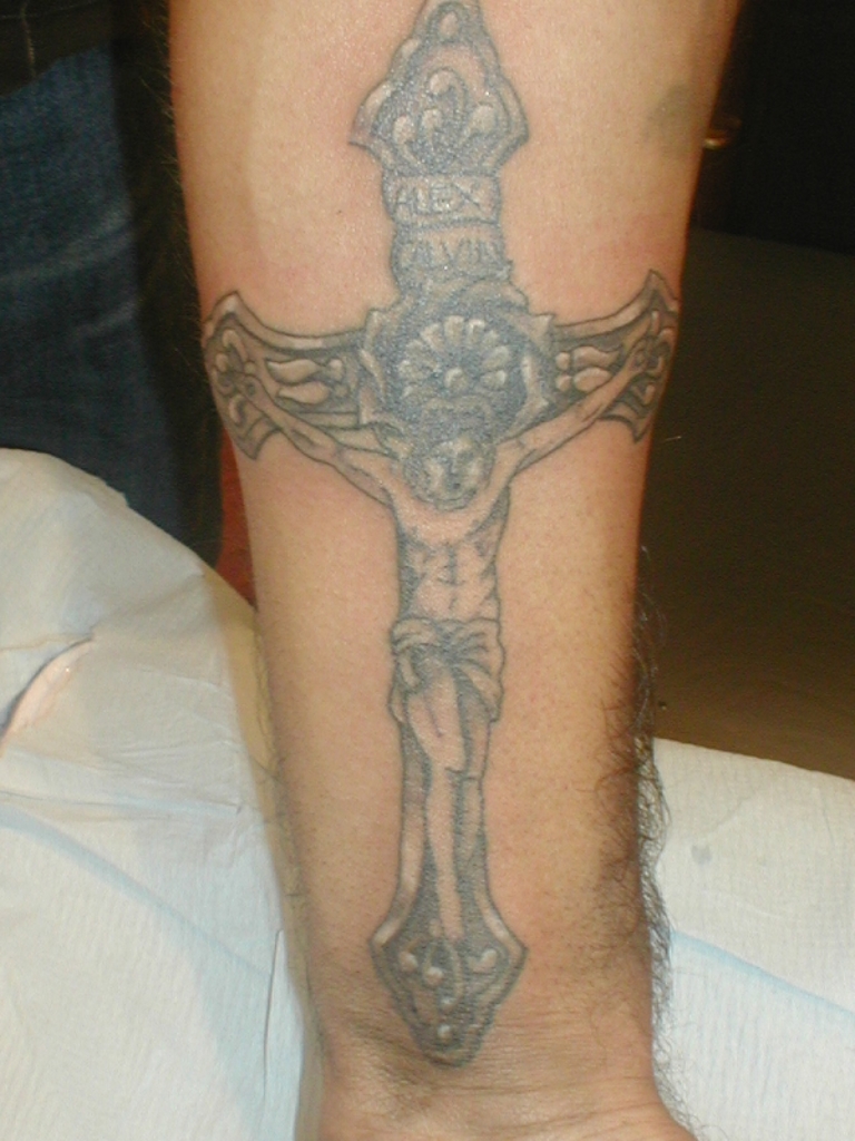 Cross Tattoos on Wrist