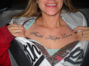 Faith Hope Love Tattoo