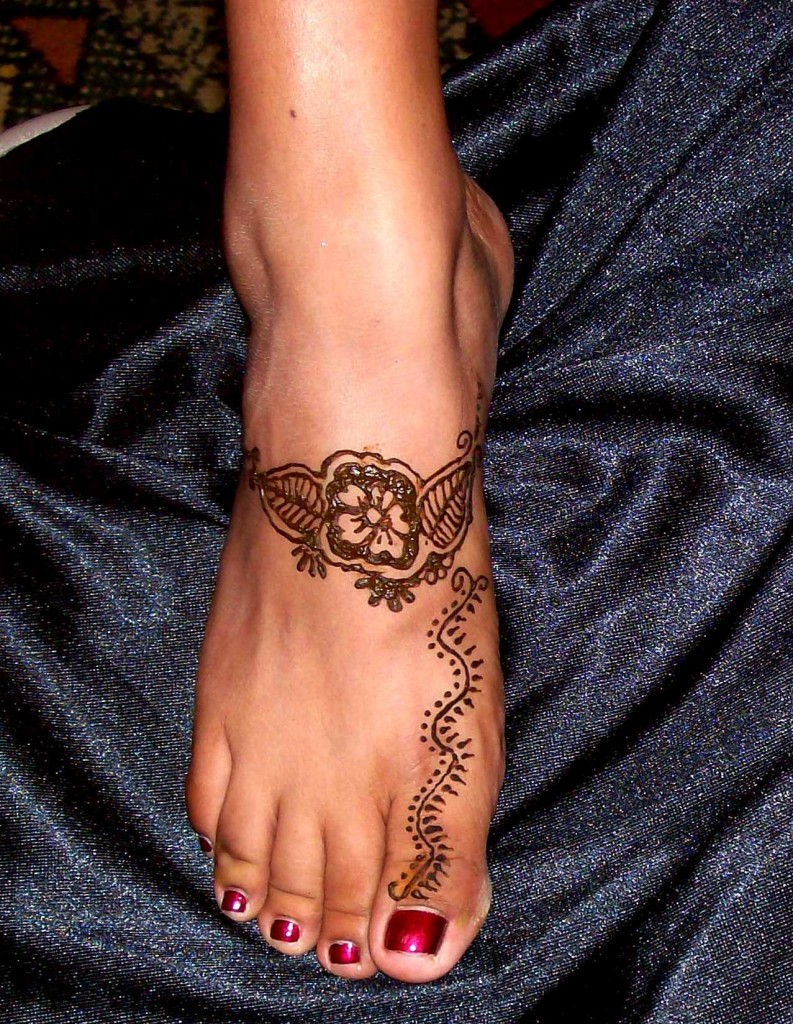 Henna Flower Tattoo