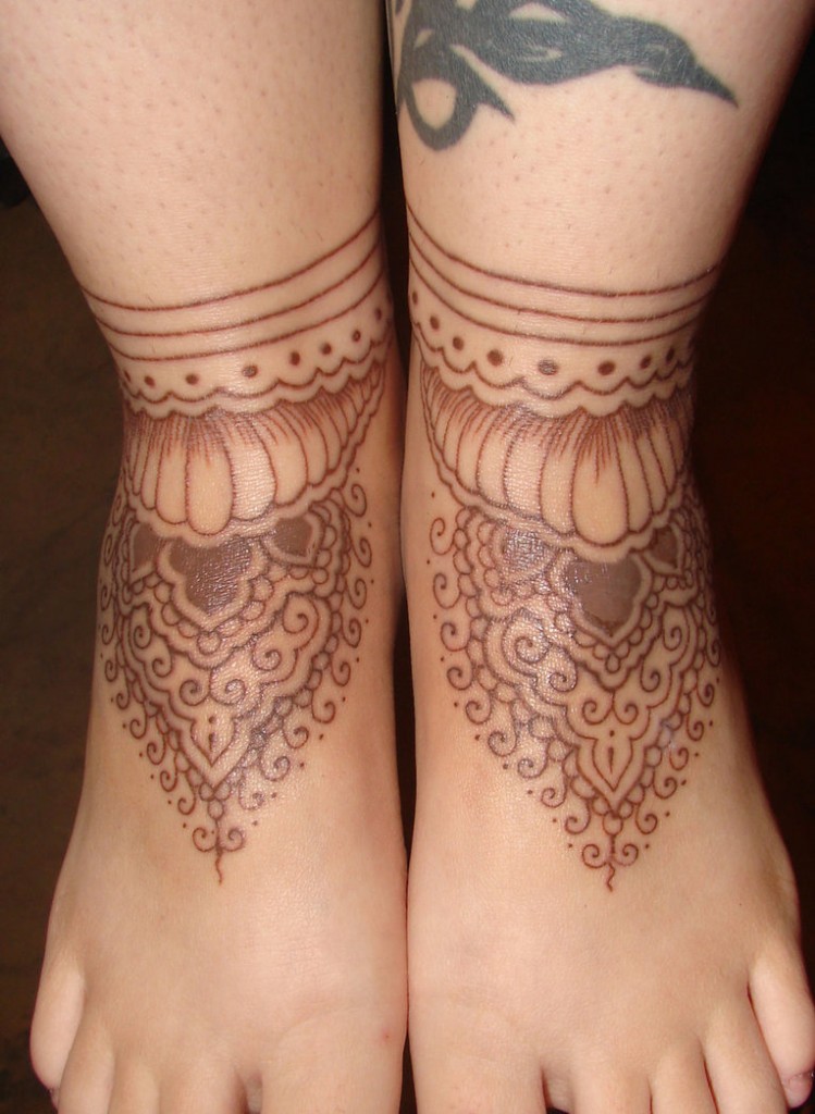 Henna Foot Tattoo