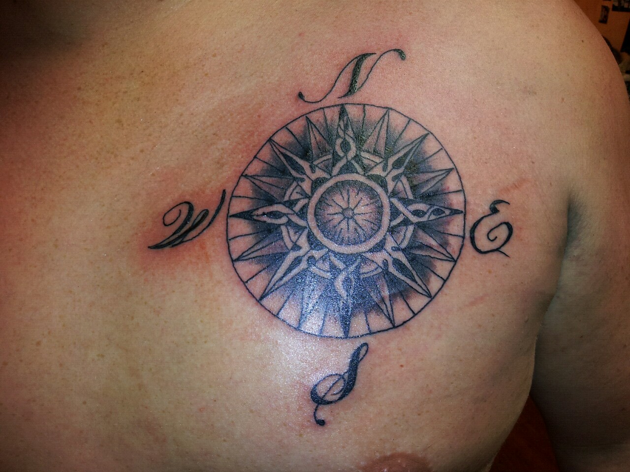 Compass Tattoos Designs Ideas and Meaning Tattoos For You
