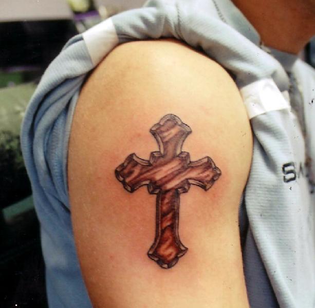 Simple Cross Tattoo