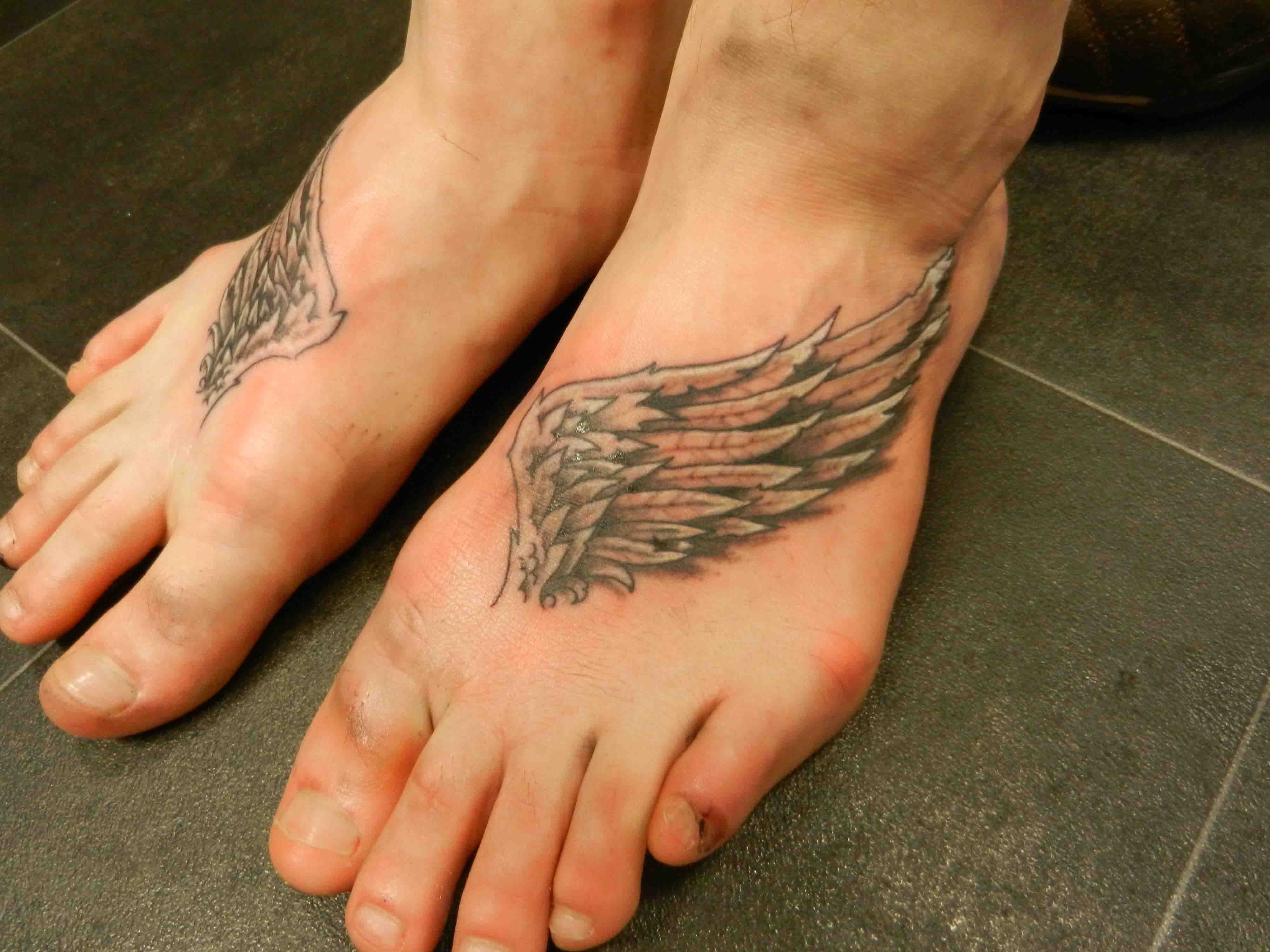 Angel Wings Tattoo on Upper Back - wide 5