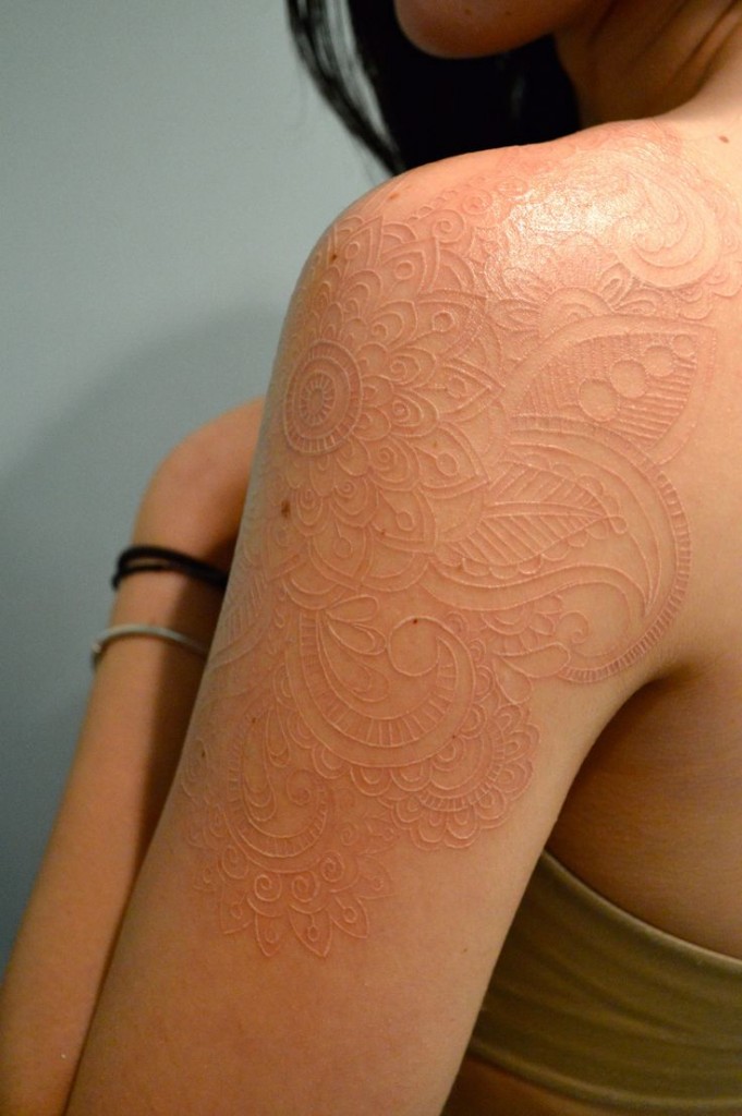 Tattooing With White Ink