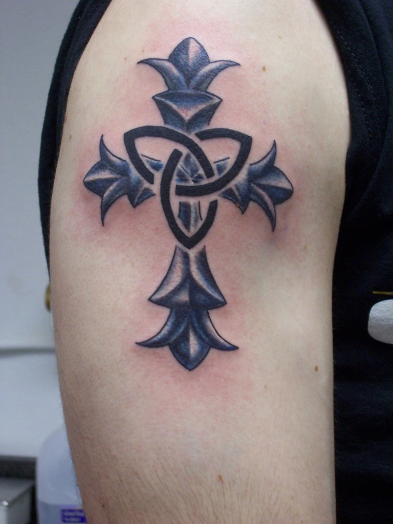 Tribal Cross Tattoos