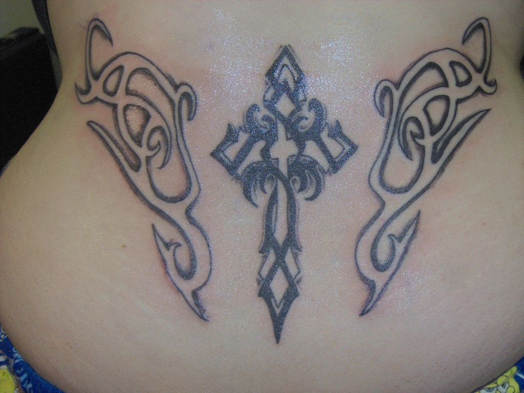 Tribal Cross Tattoos