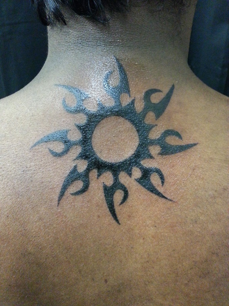 Tribal Sun Tattoo