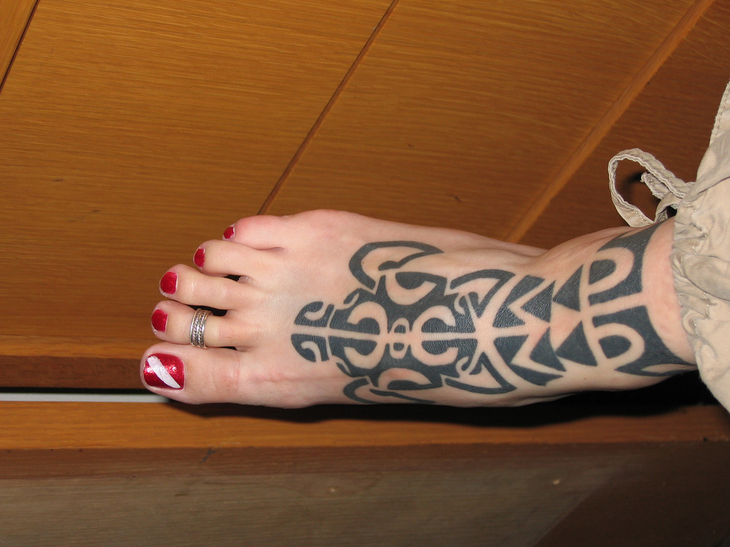 Tribal Turtle Tattoo