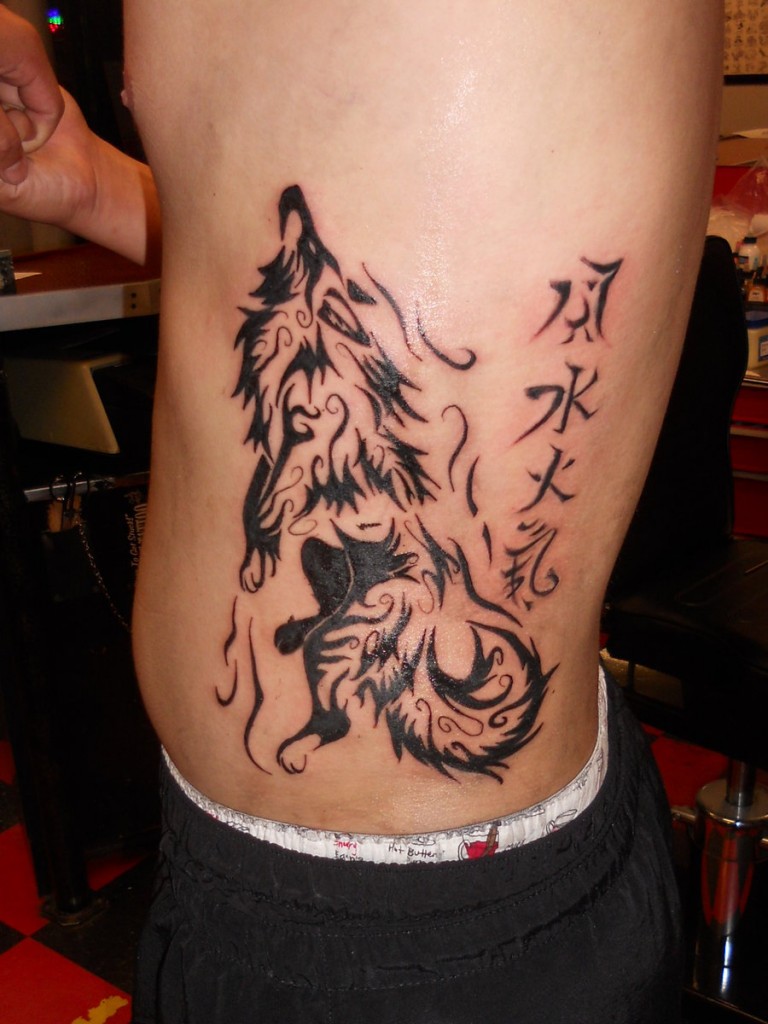 Tribal Wolf Tattoo