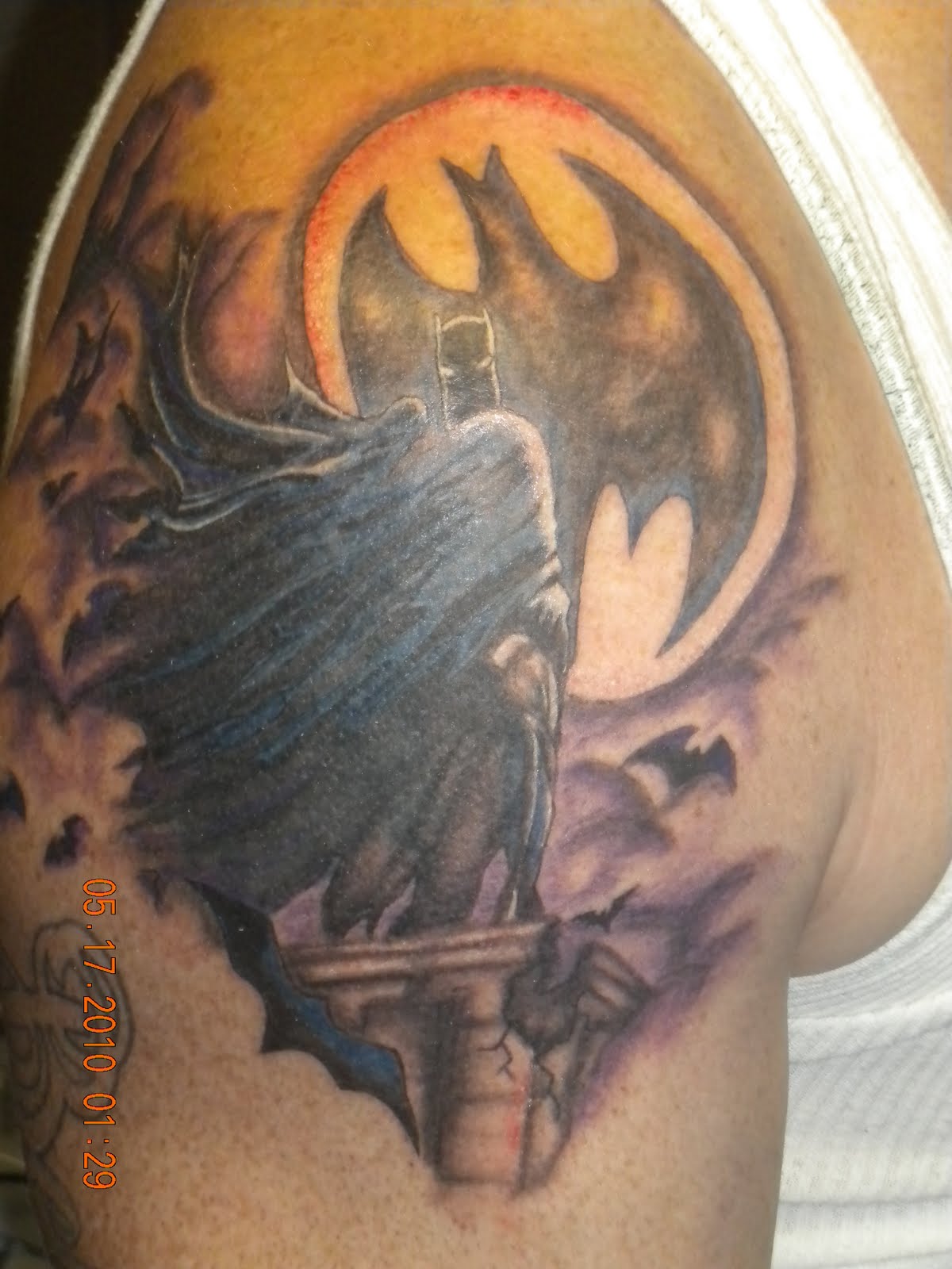 Batman Sleeve Tattoo
