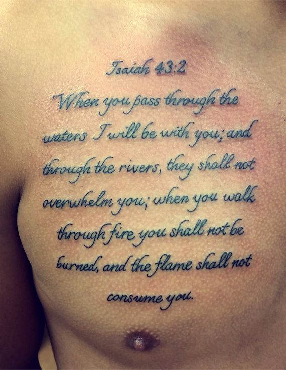 Bible Verse Tattoos Designs, Ideas and Meaning  Tattoos 