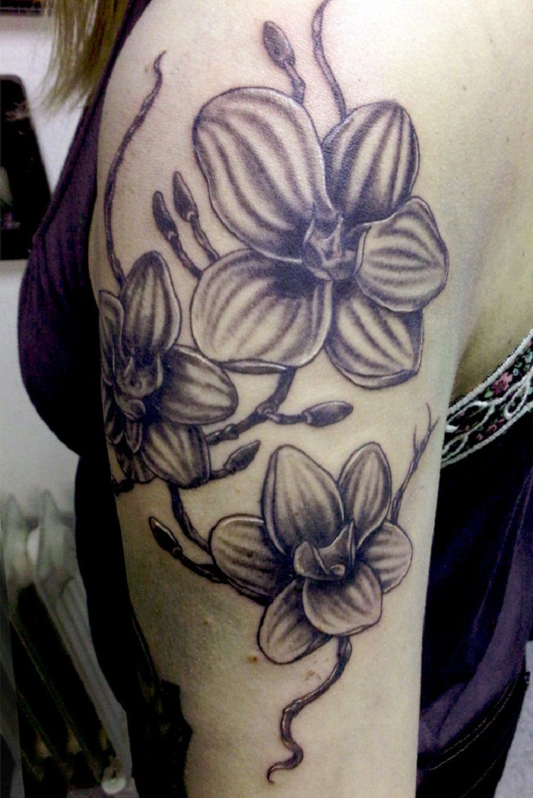 Orchid Tattoos Designs, Ideas and Meaning | Tattoos For You