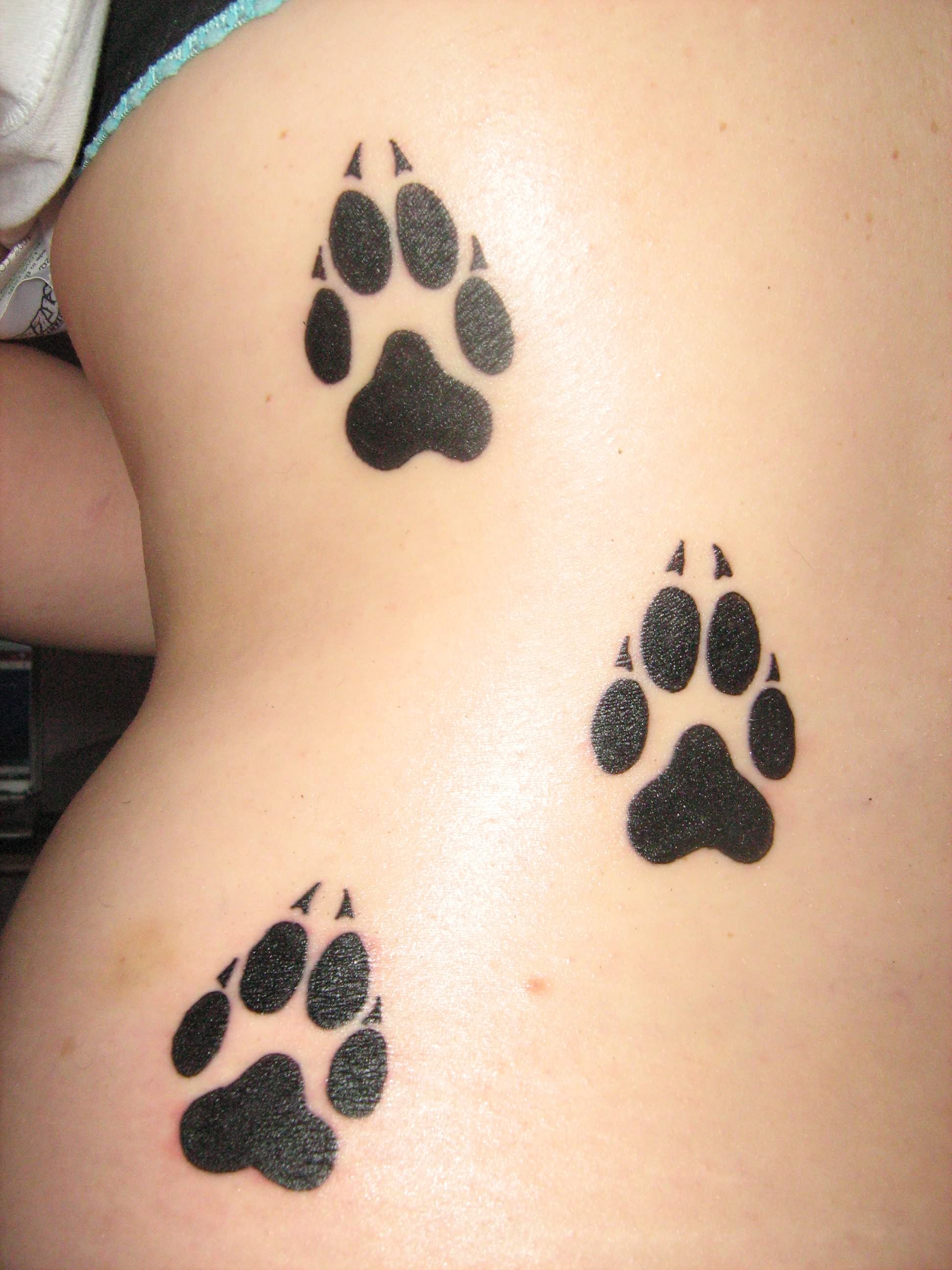 Paw Print Tattoos Designs, Ideas and Meaning | Tattoos For You