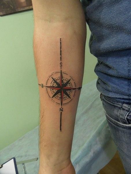 Compass Tattoos Designs, Ideas and Meaning | Tattoos For You