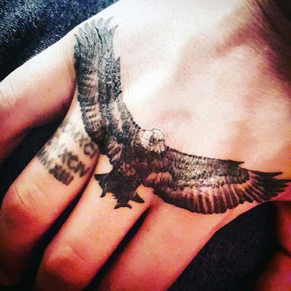 New Ideas 33+ Eagle Tattoo On Hand