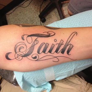 Faith Tattoos on Arm