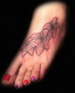 Lily Foot Tattoos