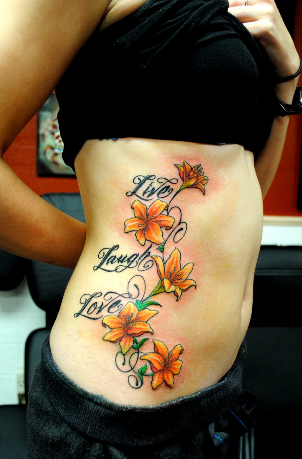 Live Laugh Love Tattoo Designs