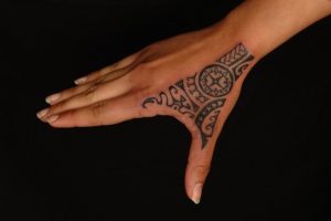 Maori Tattoos on Hand