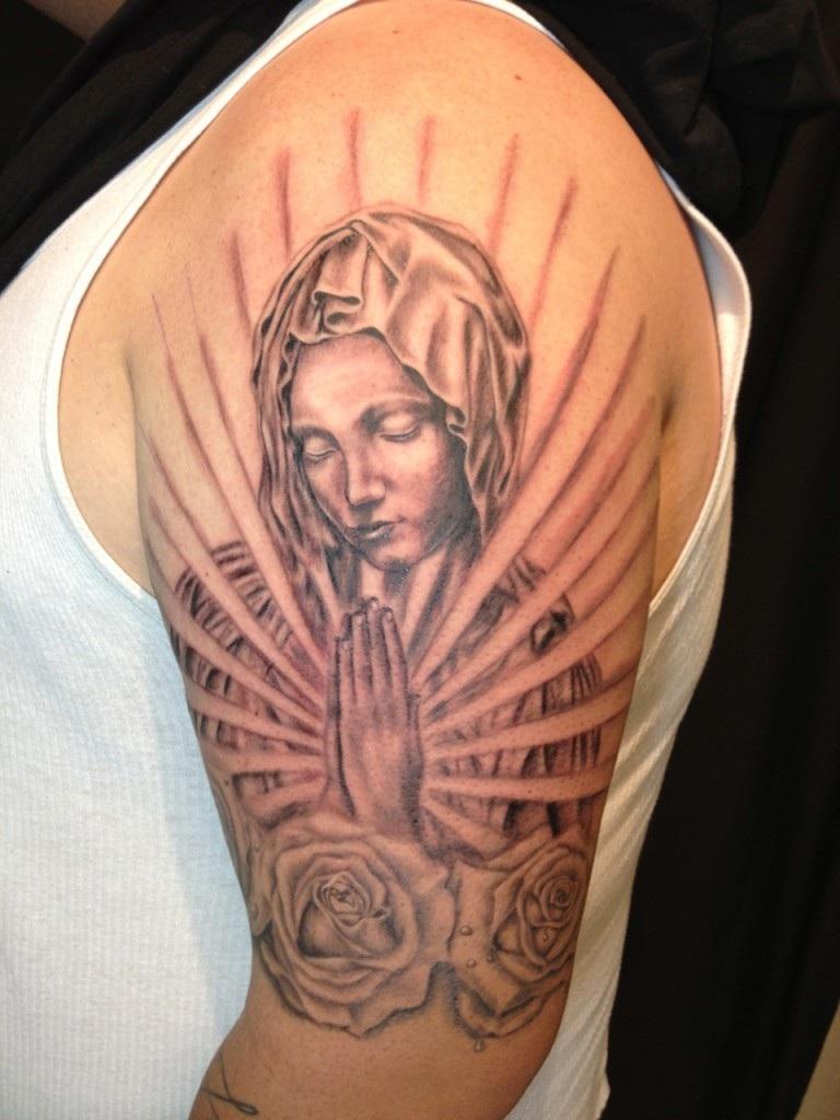 20 Best Religious Tattoos For Men Ideas And Designs 2023  FashionBeans