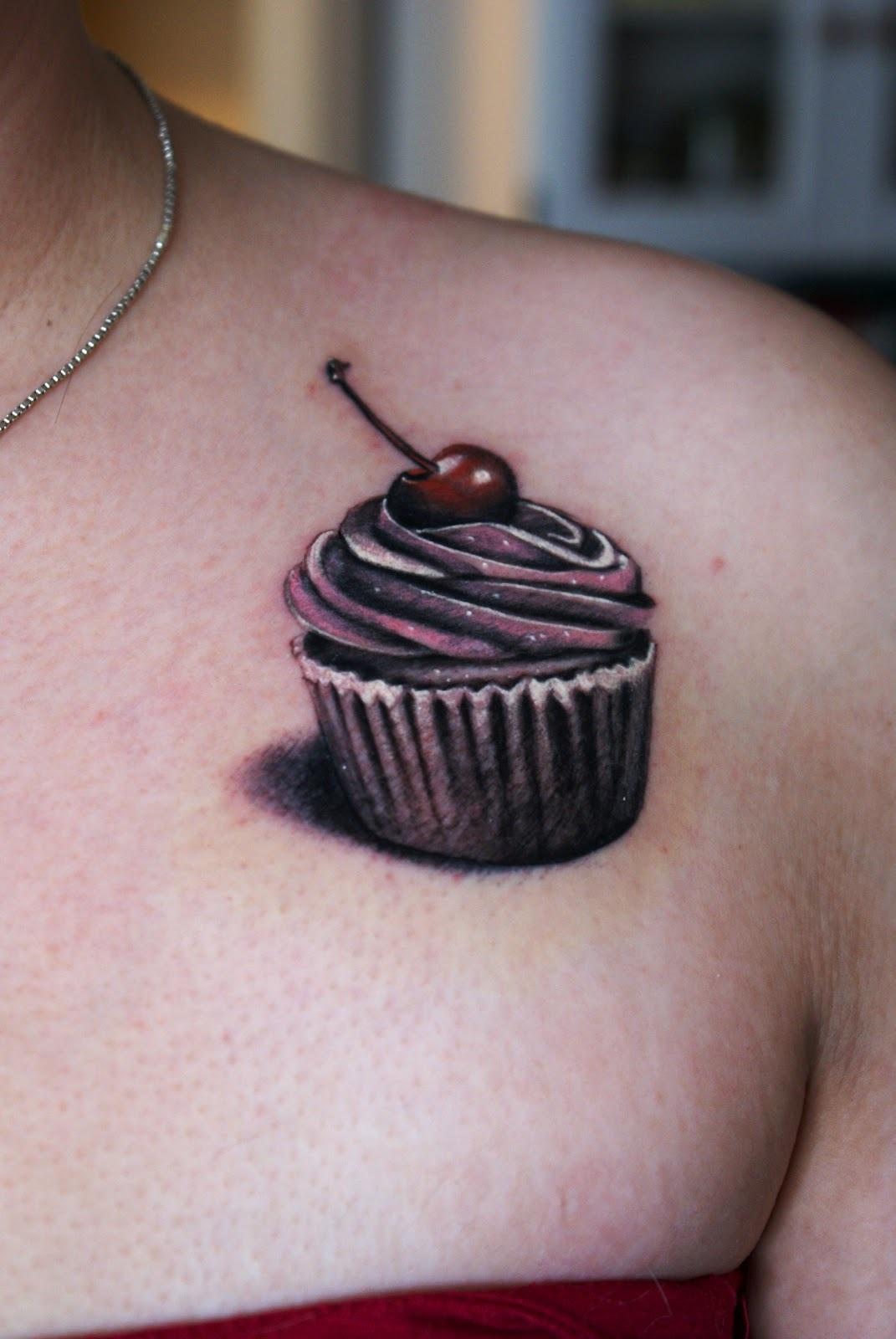 Poison Cupcake Tattoo by Marvin Silva TattooNOW