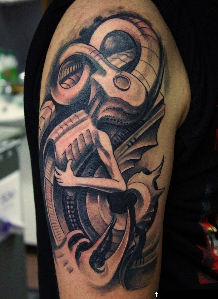Biomechanical Tattoos Designs, Ideas and Meaning  Tattoos For You