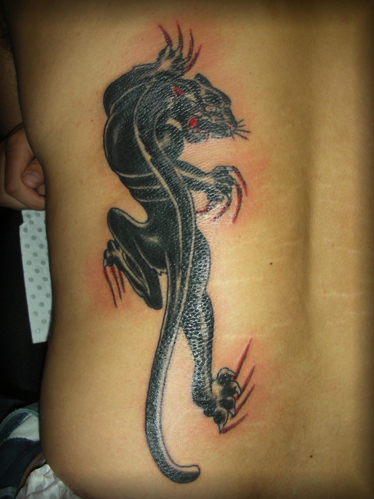 Black Panther Tattoos For Women