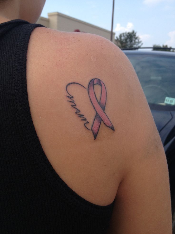 Cancer Ribbon Tattoos Designs, Ideas and Meaning | Tattoos For You