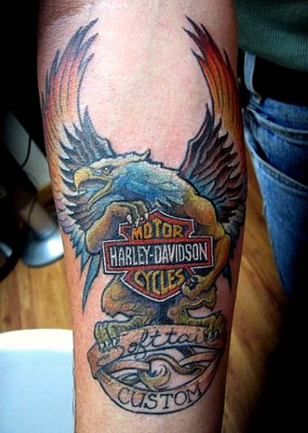 Harley Davidson Tattoos Designs, Ideas and Meaning | Tattoos For You