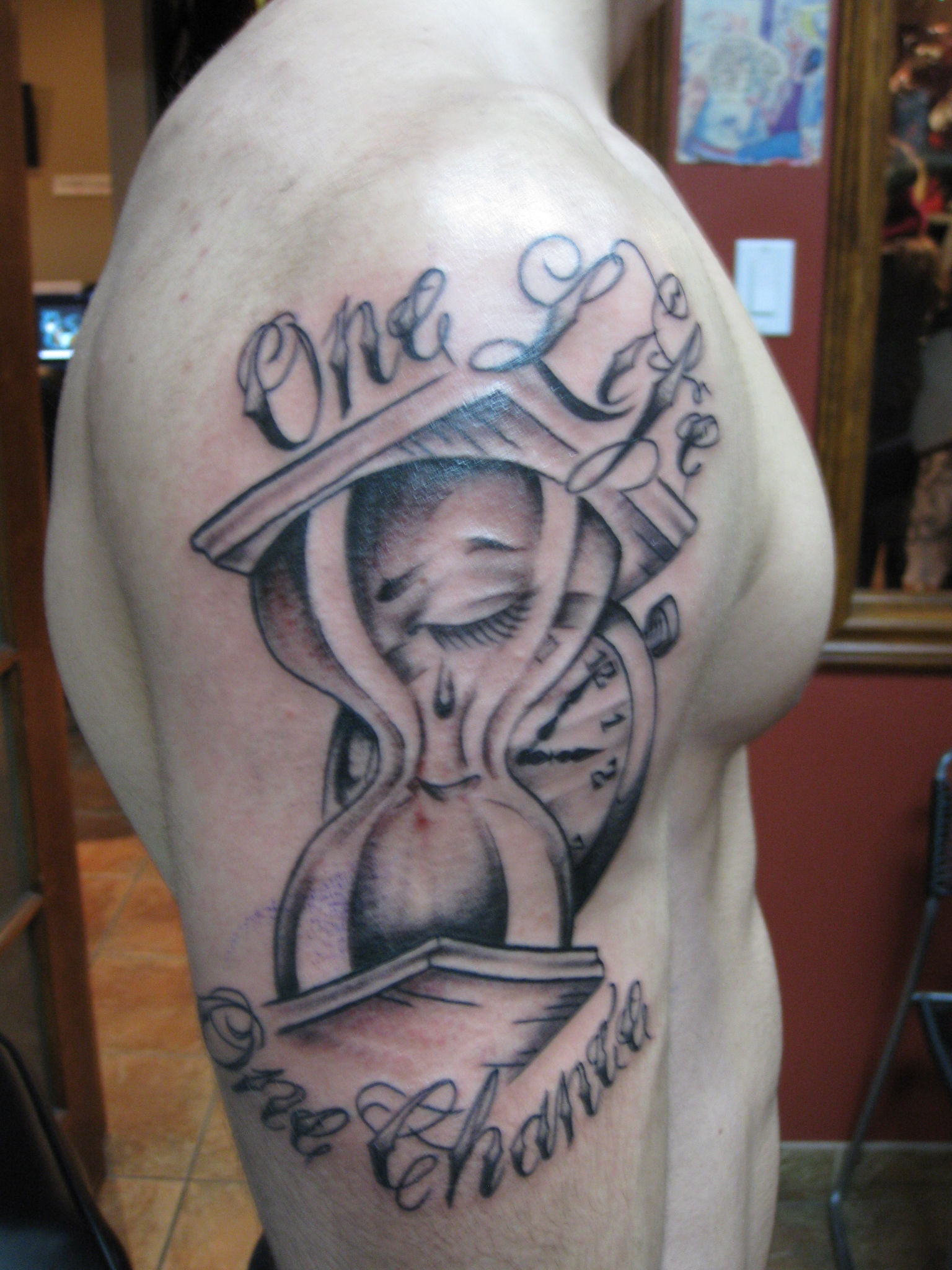 Hourglass Tattoos Designs, Ideas and Meaning | Tattoos For You