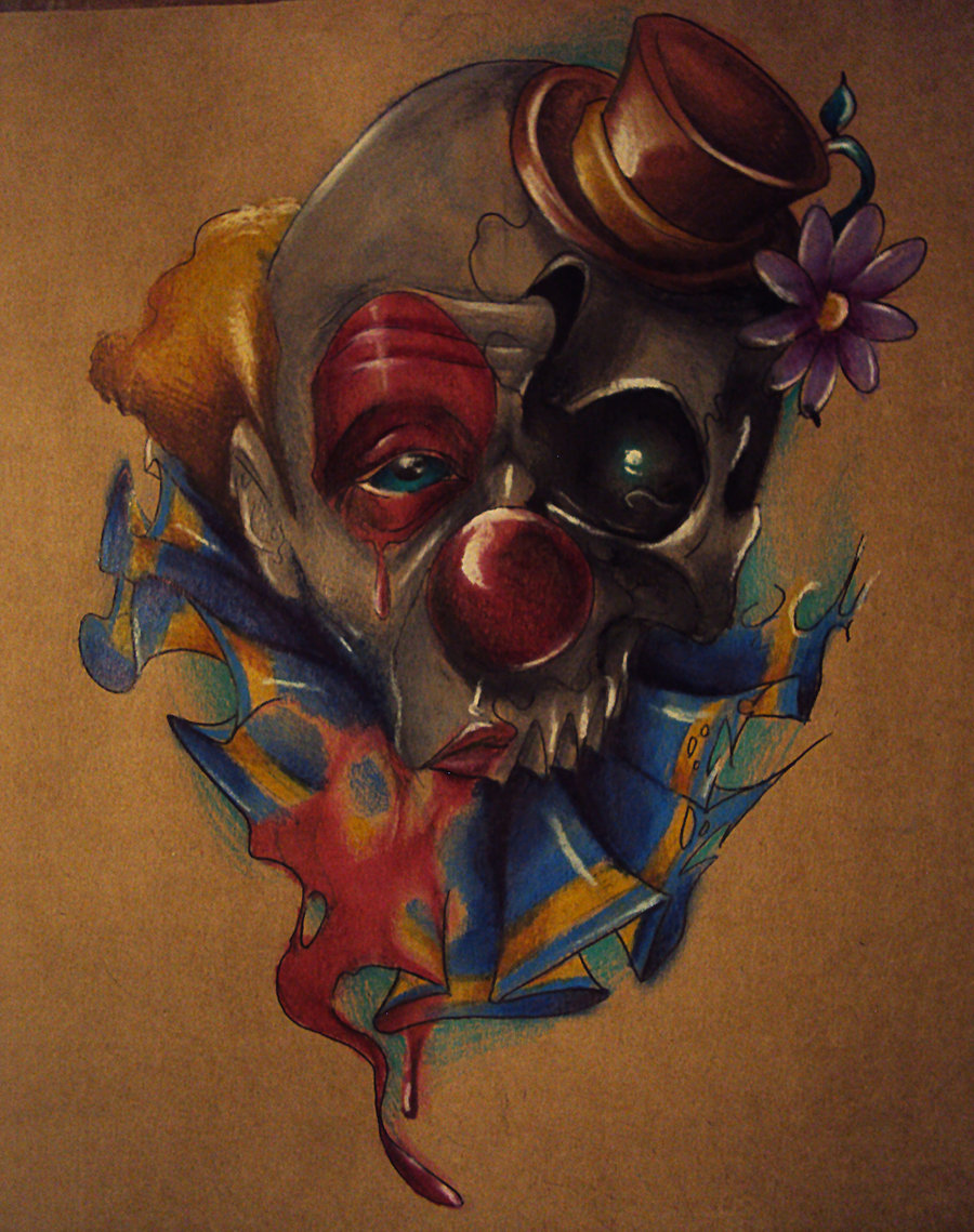 Joker Skull Tattoos.