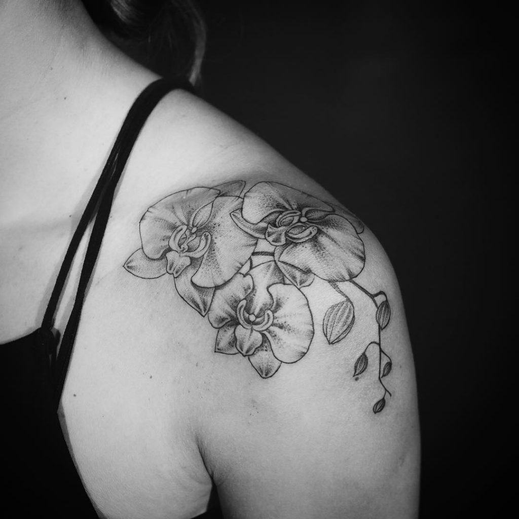 Flower Tattoo for girl  Shoulder tattoos  YouTube