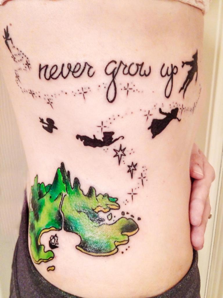 Peter Pan Tattoos Designs, Ideas and Meaning  Tattoos For You