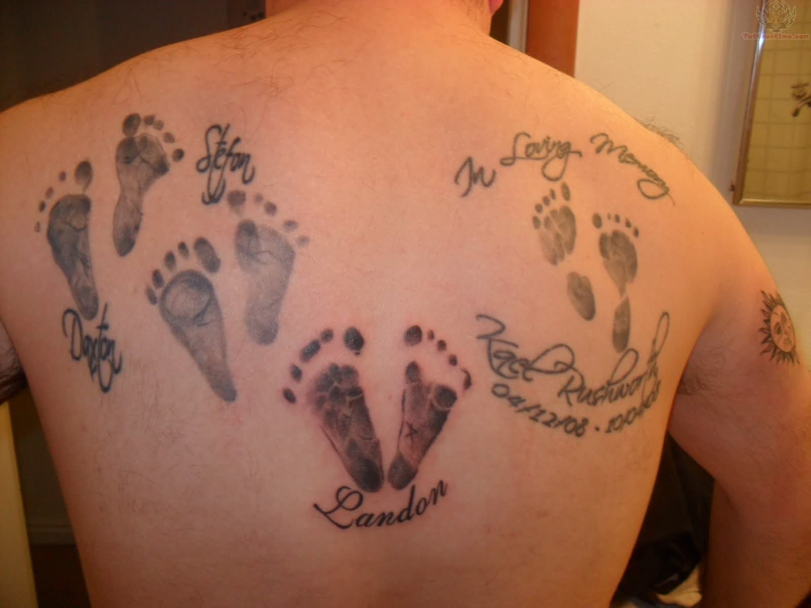 Footprint Tattoos Designs, Ideas and Meaning | Tattoos For You