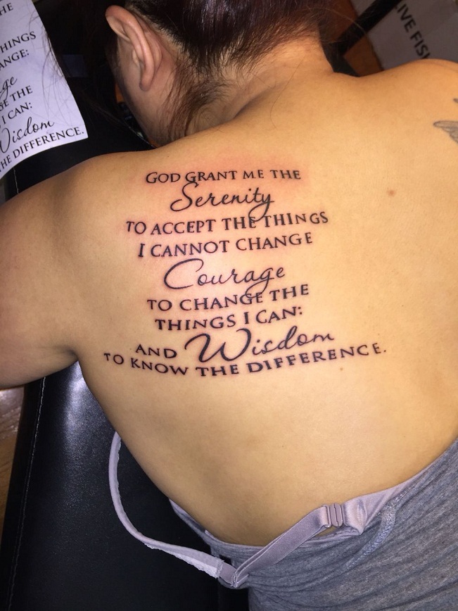 50 Serenity Prayer Tattoo Designs For Men  Uplifting Ideas