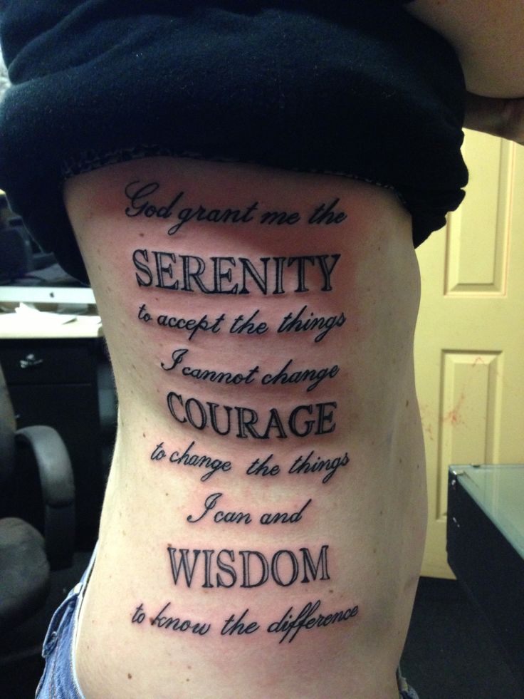  Serenity Prayer from Ramon   Keepsake Tattoo Gallery  Facebook