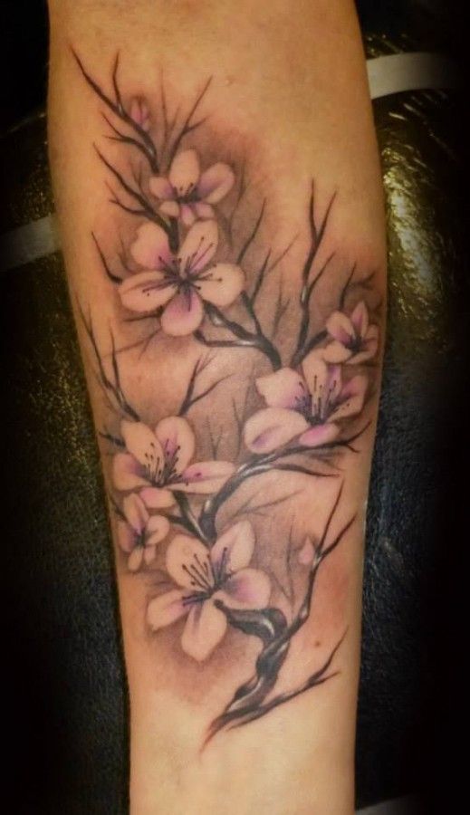 Cherry Blossom Tattoos Designs, Ideas and Meaning | Tattoos For You