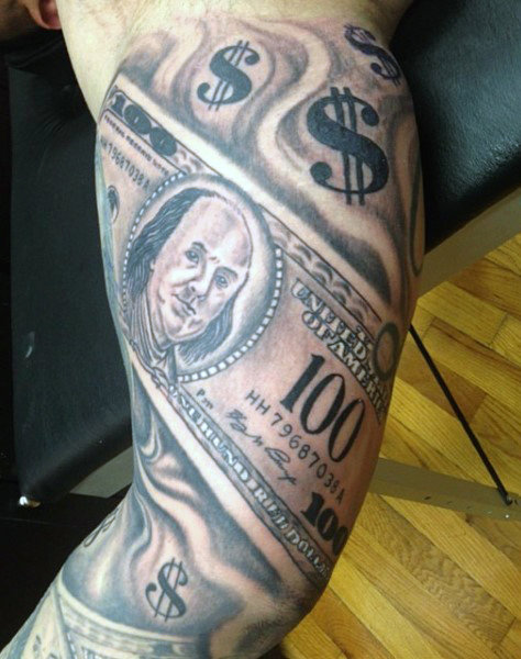 Money Tattoos Designs, Ideas and Meaning | Tattoos For You