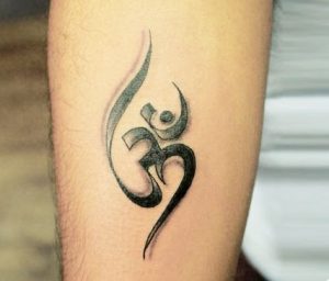 Om Tattoos for Men on Arm