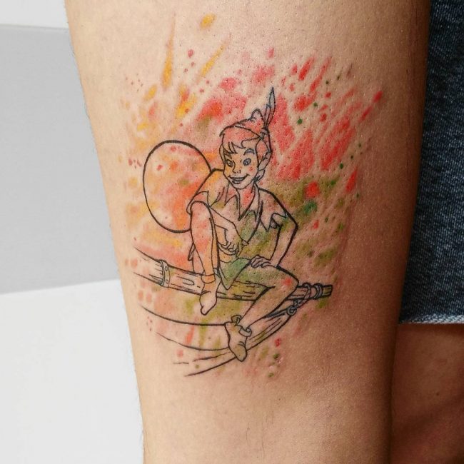 Peter Pan Tattoos Designs, Ideas and Meaning  Tattoos For You