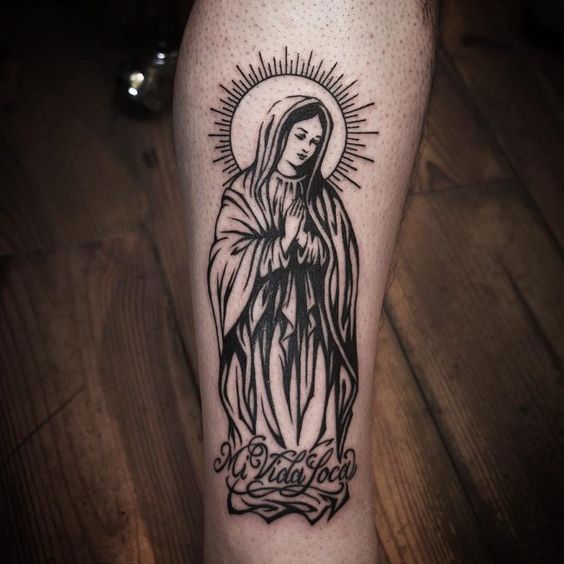 10 Best ideas of Virgin Mary tattoos